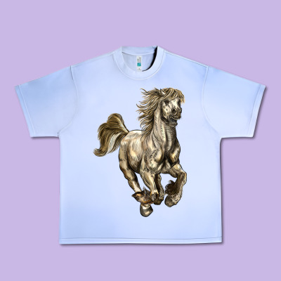 Percheron Horse Urban Heavy Tee Designed By Lillyallendesigns