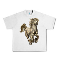 Lunar Rock percheron horse Urban Heavy Tee - LillyAllenDesigns