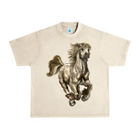 Sandshell percheron horse Urban Heavy Tee - LillyAllenDesigns