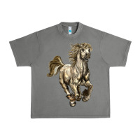 Tornado percheron horse Urban Heavy Tee - LillyAllenDesigns