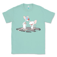 Seafoam newanimaniacs pinky and the brain Classic Tee - linhVisuals