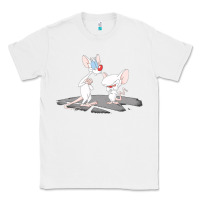 White newanimaniacs pinky and the brain Classic Tee - linhVisuals