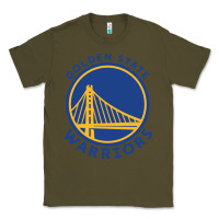 Army Green golden state basketball Classic Tee - linhVisuals