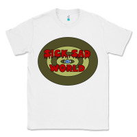 White Daria Sick.Sad World Classic Tee - linhVisuals