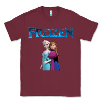 Burgundy newanna and elsa frozen Classic Tee - linhVisuals