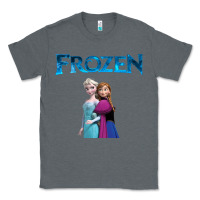 Charcoal Heather newanna and elsa frozen Classic Tee - linhVisuals