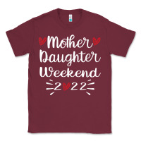 Burgundy mother daughter weekend 2022 girls trip family vacation t shirt Classic Tee - linhVisuals