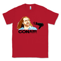 Red nicolas cage conair Classic Tee - linhVisuals