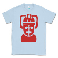 Dusty Blue cyberman Classic Tee - linhVisuals