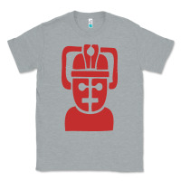 Heather Grey cyberman Classic Tee - linhVisuals