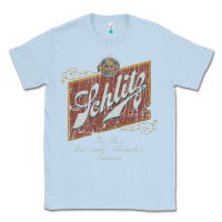 Dusty Blue schlitz beer Classic Tee - linhVisuals