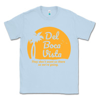 Dusty Blue seinfeld del boca retirement community Classic Tee - linhVisuals