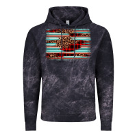 Cloud Black leopard serape background Vintage Hoodie - BarkalooDesign