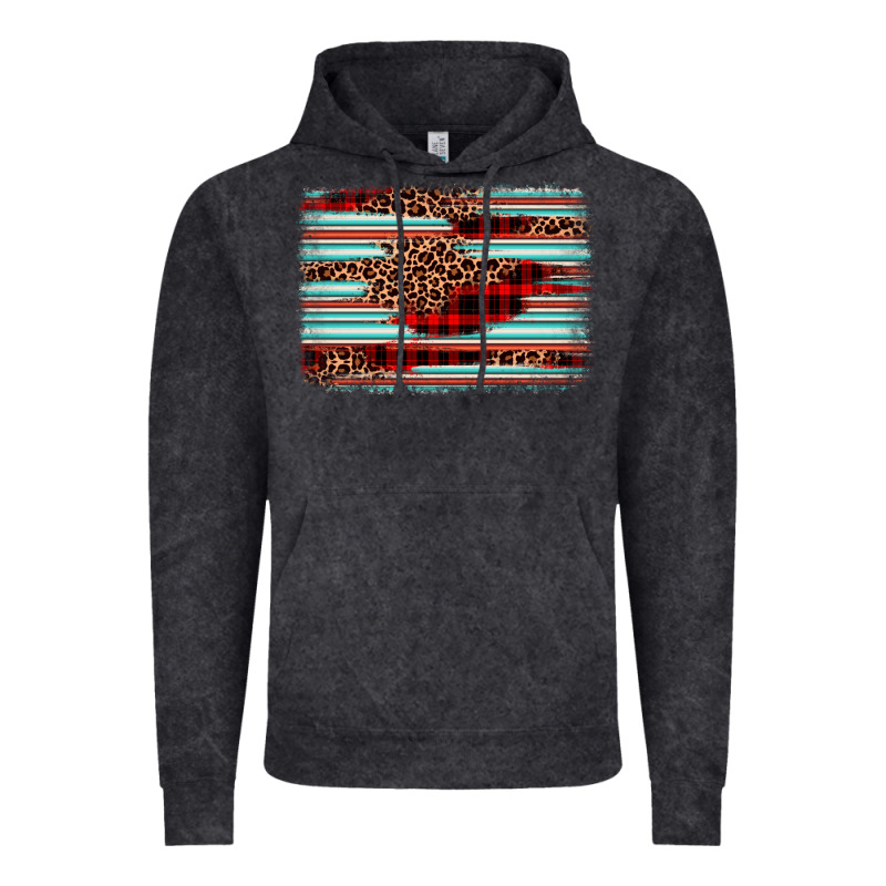Leopard Serape Background Vintage Hoodie by BarkalooDesign | Teevron
