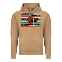 Vintage Camel leopard serape background Vintage Hoodie - BarkalooDesign
