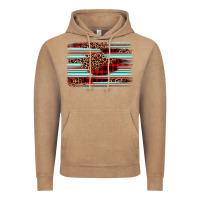 Vintage Coffee leopard serape background Vintage Hoodie - BarkalooDesign