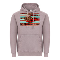 Vintage Zinc leopard serape background Vintage Hoodie - BarkalooDesign