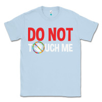 Dusty Blue do not touch me autism kid Classic Tee - linhVisuals