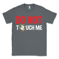 Charcoal Heather do not touch me autism kid Classic Tee - linhVisuals