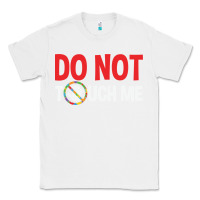 White do not touch me autism kid Classic Tee - linhVisuals