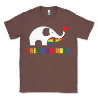 Chestnut free mom hugs pride elephant rainbow Classic Tee - linhVisuals
