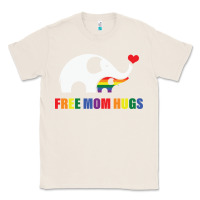 Natural free mom hugs pride elephant rainbow Classic Tee - linhVisuals