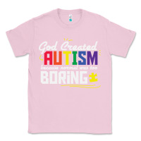 Bubblegum Pink god created autism normal was too boring Classic Tee - linhVisuals