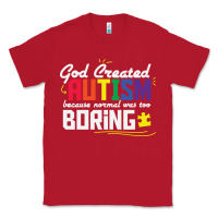 Red god created autism normal was too boring Classic Tee - linhVisuals