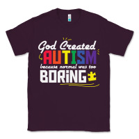 Plum god created autism normal was too boring Classic Tee - linhVisuals