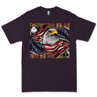 Plum American eagle Premium Tee - CowhideDigitalArt