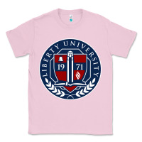 Bubblegum Pink liberty university seal Classic Tee - linhVisuals