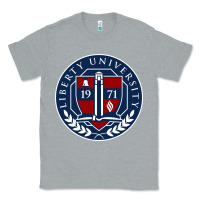 Heather Grey liberty university seal Classic Tee - linhVisuals