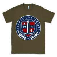 Army Green liberty university seal Classic Tee - linhVisuals