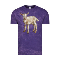 Cloud Purple Baby Saanen Goat Vintage Tee - LillyAllenDesigns