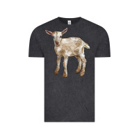 Vintage Black Baby Saanen Goat Vintage Tee - LillyAllenDesigns