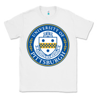 White university of pittsburgh Classic Tee - linhVisuals