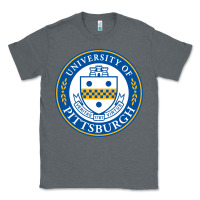 Charcoal Heather university of pittsburgh Classic Tee - linhVisuals