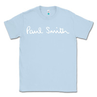 Dusty Blue Paul Smith Classic Tee - linhVisuals