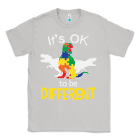 Moon Dust it’s ok to be different autism dinosaur Classic Tee - linhVisuals