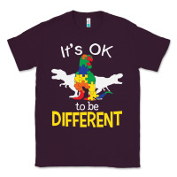 It’s Ok To Be Different Autism Dinosaur Classic Tee | Teevron