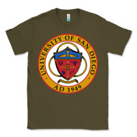 Army Green university of san diego Classic Tee - linhVisuals