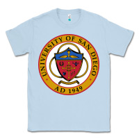 Dusty Blue university of san diego Classic Tee - linhVisuals