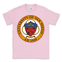 Bubblegum Pink university of san diego Classic Tee - linhVisuals
