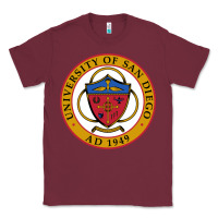 Burgundy university of san diego Classic Tee - linhVisuals