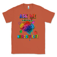 Copper ask me about neurodiversity Classic Tee - FaDigitalArtStudio