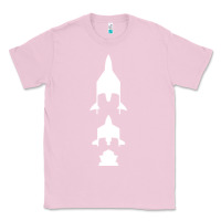 Bubblegum Pink Virgin Galactic Evolution Classic Tee - linhVisuals