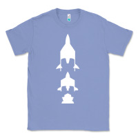 Colony Blue Virgin Galactic Evolution Classic Tee - linhVisuals