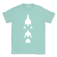 Seafoam Virgin Galactic Evolution Classic Tee - linhVisuals