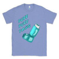 Colony Blue puff puff pass inhaler Classic Tee - linhVisuals