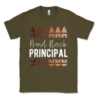 Army Green womens proud black principal, black history month school principal v n Classic Tee - linhVisuals